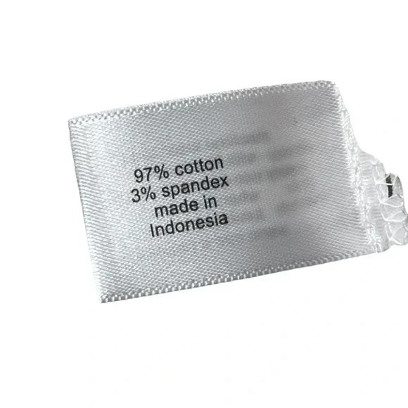 NWT‎ Lane Bryant Size 22 White Cotton Corset Peplum Blouse - Picture 6 of 9